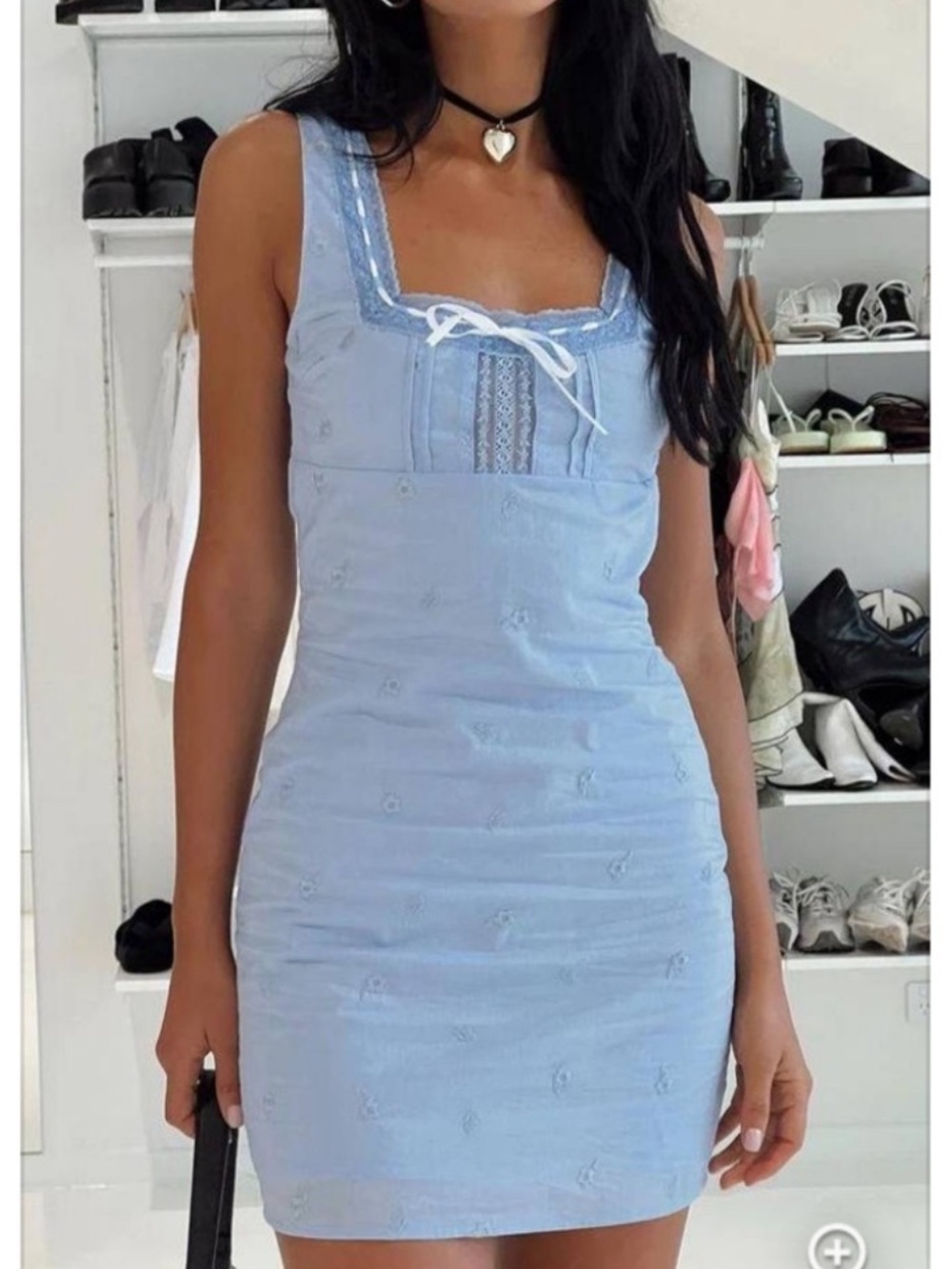 Princess Polly Carta Mini dress Light Blue